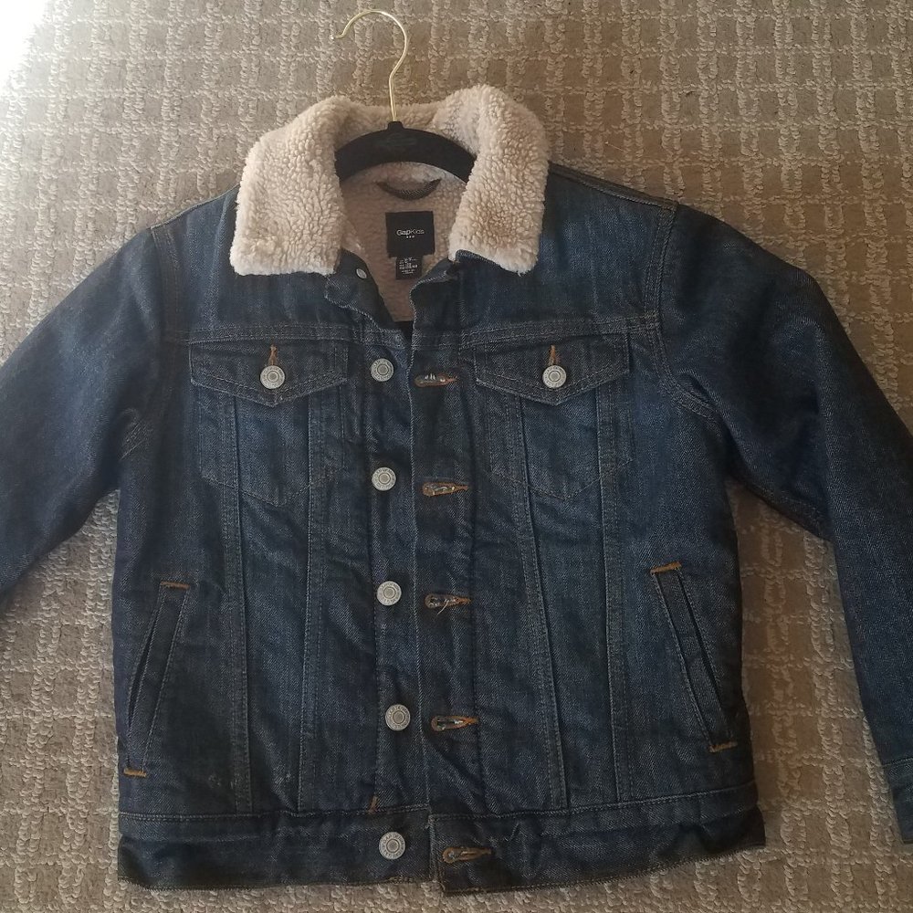 Gap Kids Sherpa Jean Jacket Medium